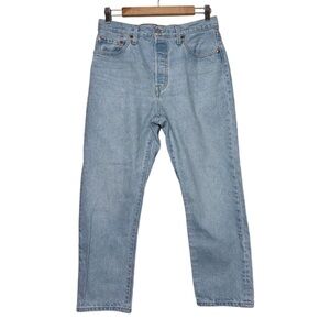 Levi's 501 Original Cropped Women's Jeans size 29 Ojai Luxor Ra - Light Wash